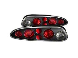 Tail Lights; Black Housing; Clear Lens (93-02 Camaro)