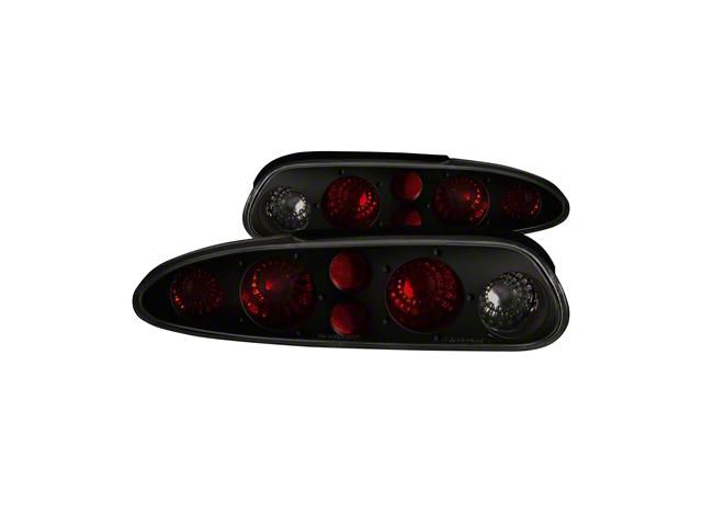 Tail Lights; Black Housing; Dark Smoke Lens (93-02 Camaro)