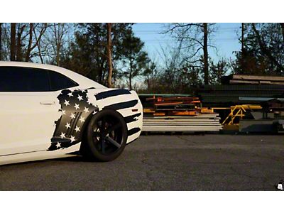 ZZLLFF Matte Black Triangles Car Side Sticker Camouflage Car-styling Vinyl Decal Decor for Car Decoration Car stickers