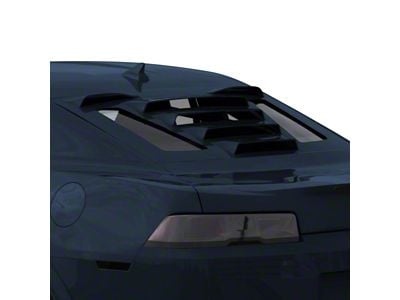 Tekno 1 Rear Window Louvers; Berlin Blue (10-15 Camaro Coupe)