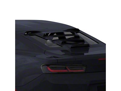 Tekno 1 Rear Window Louvers; Blue Velvet (16-24 Camaro Coupe)