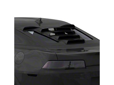 Tekno 1 Rear Window Louvers; Carbon Flash (10-15 Camaro Coupe)