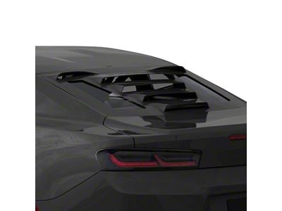 Tekno 1 Rear Window Louvers; Carbon Flash (16-24 Camaro Coupe)