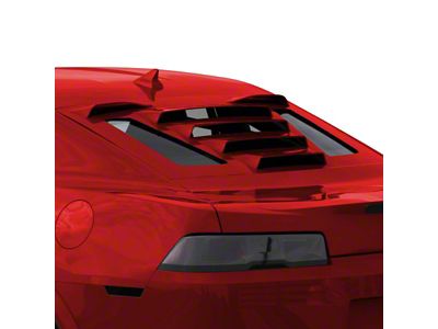 Tekno 1 Rear Window Louvers; Crystal Claret (10-15 Camaro Coupe)