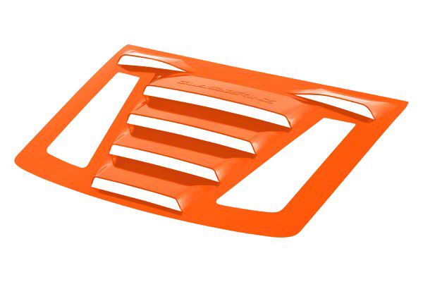 Camaro Tekno 1 Rear Window Louvers; Inferno Orange (10-15 Camaro