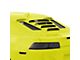 Tekno 1 Rear Window Louvers; Lemon Peel (10-15 Camaro Coupe)