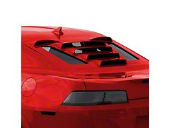 Tekno 1 Rear Window Louvers; Pull Me Over Red (10-15 Camaro Coupe)