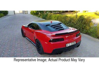 Tekno 1 Rear Window Louvers; Radiant Red Metallic (10-15 Camaro Coupe)