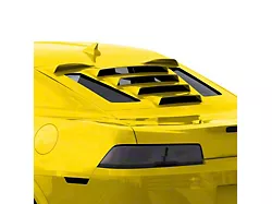 Tekno 1 Rear Window Louvers; Rally Yellow (10-15 Camaro Coupe)