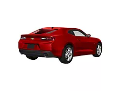 Tekno 1 Rear Window Louvers; Red Hot (16-24 Camaro Coupe)
