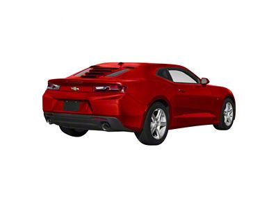 Tekno 1 Rear Window Louvers; Red Hot (16-24 Camaro Coupe)