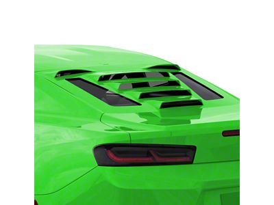 Tekno 1 Rear Window Louvers; Spitfire Green (16-24 Camaro Coupe)