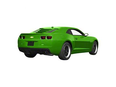 Tekno 1 Rear Window Louvers; Syngery Green (10-15 Camaro Coupe)