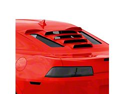 Tekno 1 Rear Window Louvers; Victory Red (10-15 Camaro Coupe)
