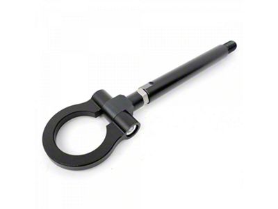 Titanium Tow Hook; Black (16-24 Camaro)