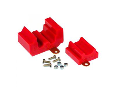 Torque Arm Differential to Transmission Bushing Kit; Red (93-02 Camaro)