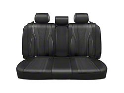 Touring Series Front and Rear Seat Covers; Black (Universal; Some Adaptation May Be Required)
