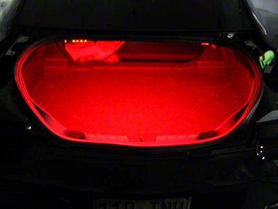 Trunk LED Lighting Kit; Aqua (10-15 Camaro)