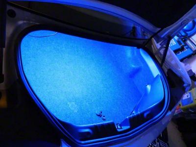 Trunk LED Lighting Kit; Blue (10-15 Camaro)