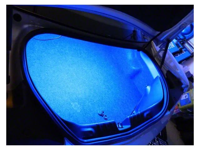 Trunk LED Lighting Kit; Blue (10-15 Camaro)