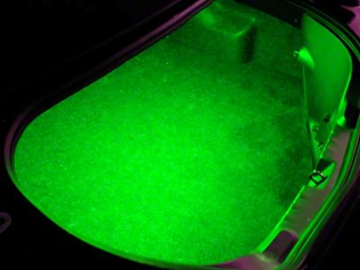 Trunk LED Lighting Kit; Green (10-15 Camaro)