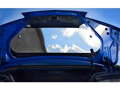 Trunk Lid Panel; Brushed Stainless; Gen 6 Chevrolet (16-24 Camaro)