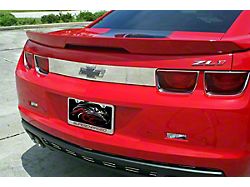 Trunk Lid Plate; Polished (10-13 Camaro)