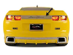Trunk Lid Plate; Super Sport Style; Satin; Laser Etched (10-13 Camaro)