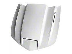 Type-SMS Style Ram Air Hood; Unpainted (14-15 Camaro LS, LT)