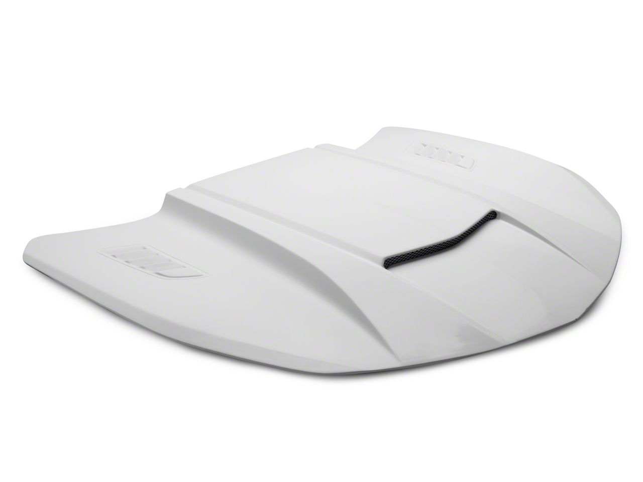 Camaro Type-SMS Style Ram Air Hood; Unpainted (16-18 Camaro