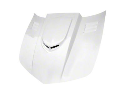 Type-TR Style Ram Air Hood; Unpainted (14-15 Camaro LS, LT)