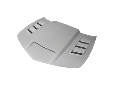 Type-Vip Style Ram Air Hood; Unpainted (14-15 Camaro LS, LT)