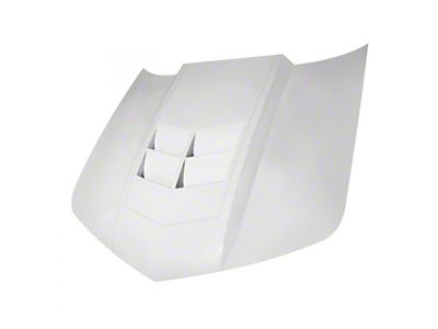 Type-ZL1 Style Heat Extractor Hood; Unpainted (10-13 Camaro)