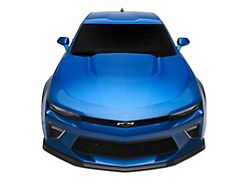 Type-ZL1 Style Heat Extractor Hood; Unpainted (16-18 Camaro)