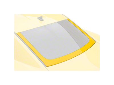 U-Trim Rear Window Trim; Unpainted (10-13 Camaro Coupe)