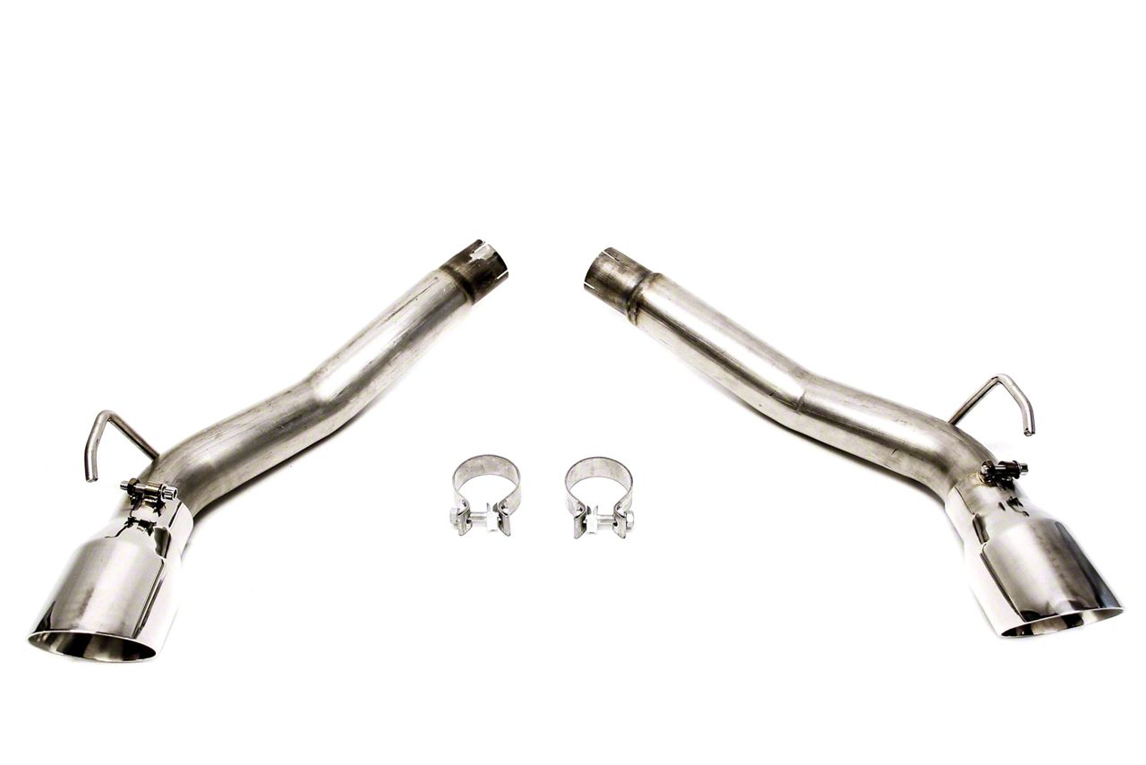 Camaro V2 Muffler Delete AxleBack Exhaust with Polished Tips (1015