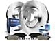 Vented Brake Rotor, Pad, Brake Fluid and Cleaner Kit; Front (11-15 Camaro SS)