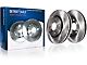 Vented Brake Rotor, Pad, Brake Fluid and Cleaner Kit; Front (11-15 Camaro SS)