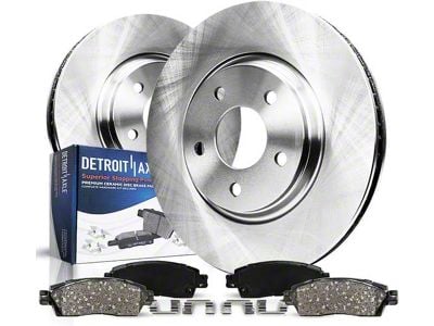 Vented Brake Rotor and Pad Kit; Rear (10-15 Camaro SS; 12-24 Camaro ZL1)