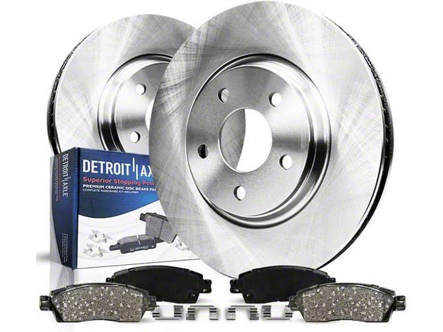 Vented Brake Rotor and Pad Kit; Rear (10-15 Camaro LS, LT)