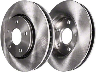 Vented Rotors; Front Pair (10-15 Camaro LS, LT)