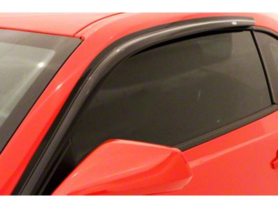 Ventvisor Window Deflectors; Dark Smoke (10-24 Camaro)