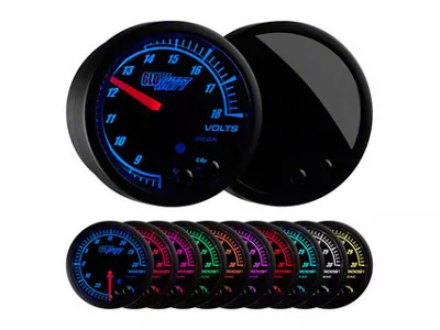Volt Gauge; Elite 10 Color (Universal; Some Adaptation May Be Required)