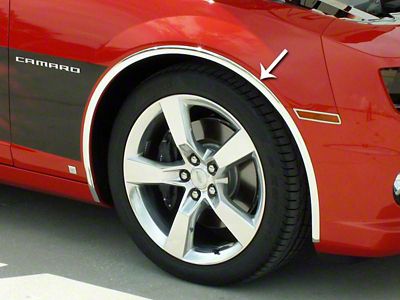 Wheel Well Molding Kit; Chrome; 4-Piece (10-13 Camaro)