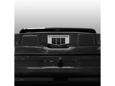 Wind Deflector with Camaro Badge Logo; Clear; Extreme Multi-Color Lighting Kit (16-24 Camaro Convertible)