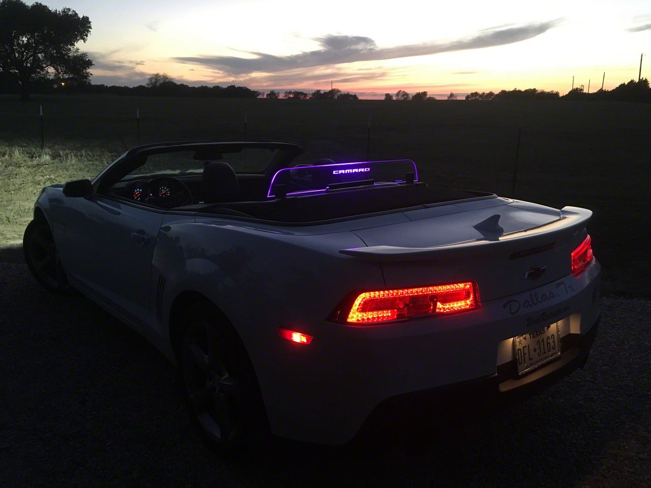Camaro Wind Deflector with Camaro Logo; Clear; Extreme Multi