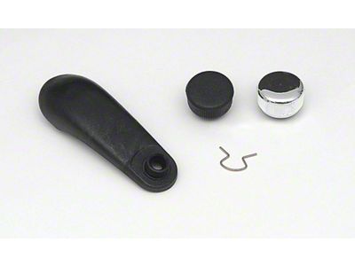 Window Crank Handle; Black (93-97 Camaro)