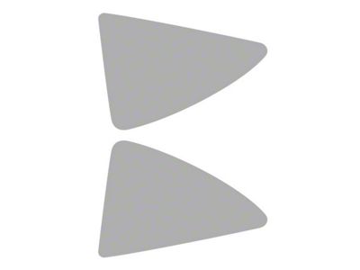 Window Tint Pre-Cut Kit; Rear Quarters; 25% Medium (14-15 Camaro Coupe)