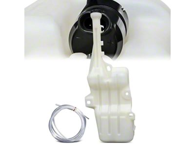 Windshield Washer Reservoir Tank Bottle with Fluid Pump (10-15 Camaro w/ Headlight Washer)