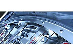 Wiper Cowl Trim with LED Illumination; Brushed; No LED (16-24 Camaro)